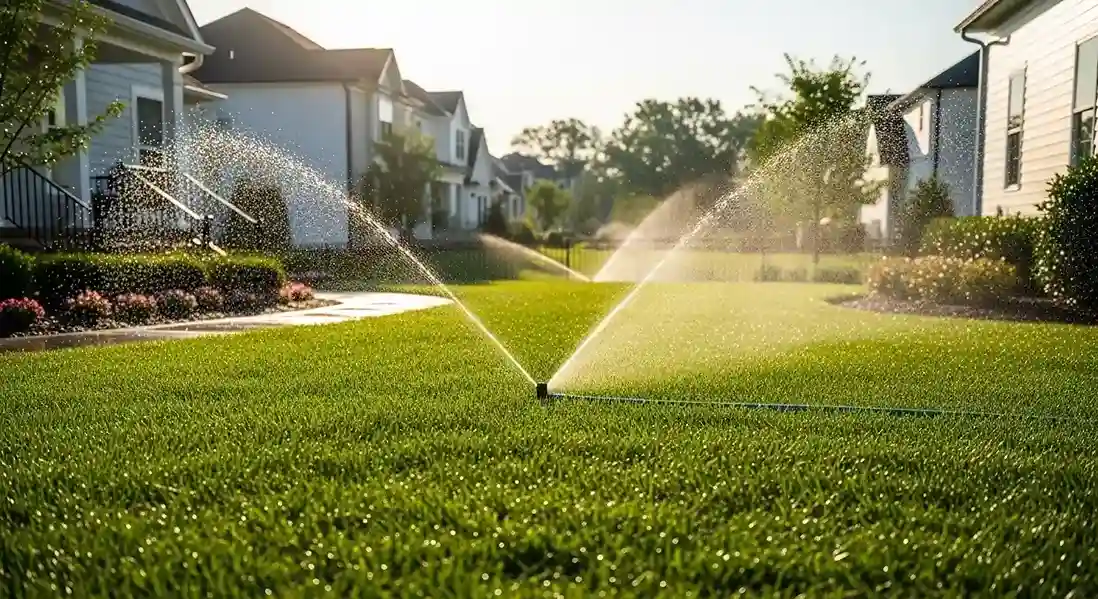best time to water lawn