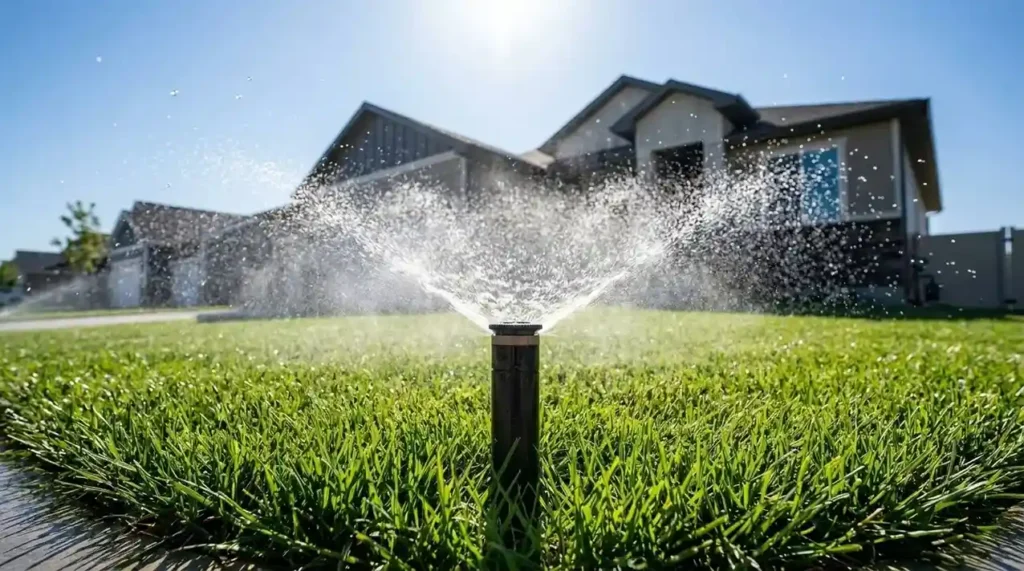 watering lawn properly