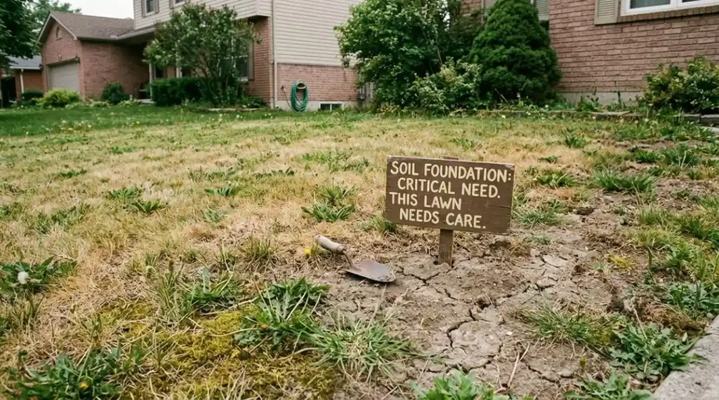 when ground itself feels off and signs lawn needs care appear