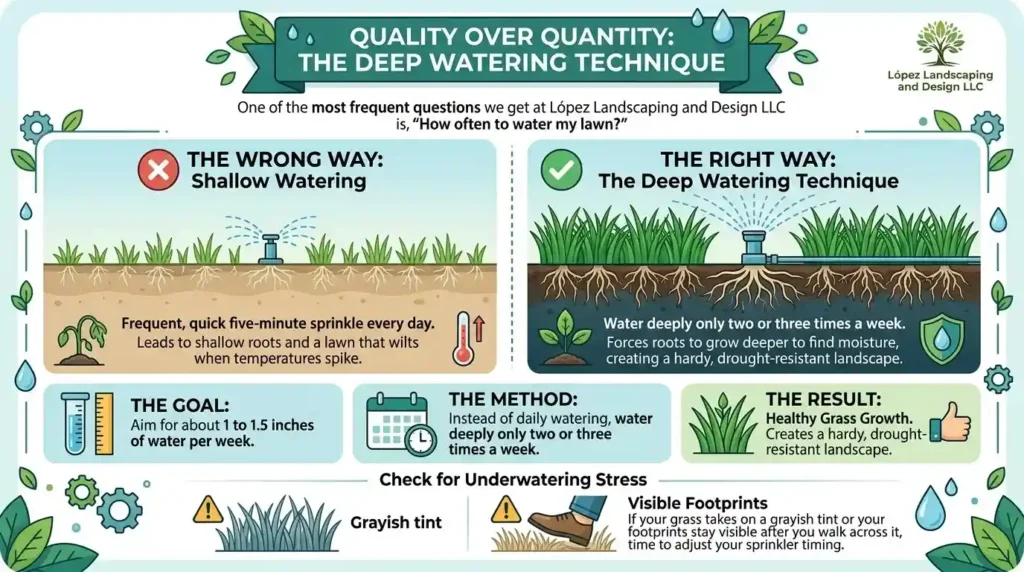 deep watering technique